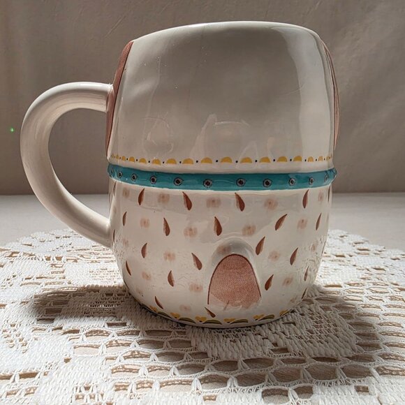 Dog-Themed Ceramic Mug With Handle & Embossed Details - "All You Need Is Love An - Picture 6 of 6